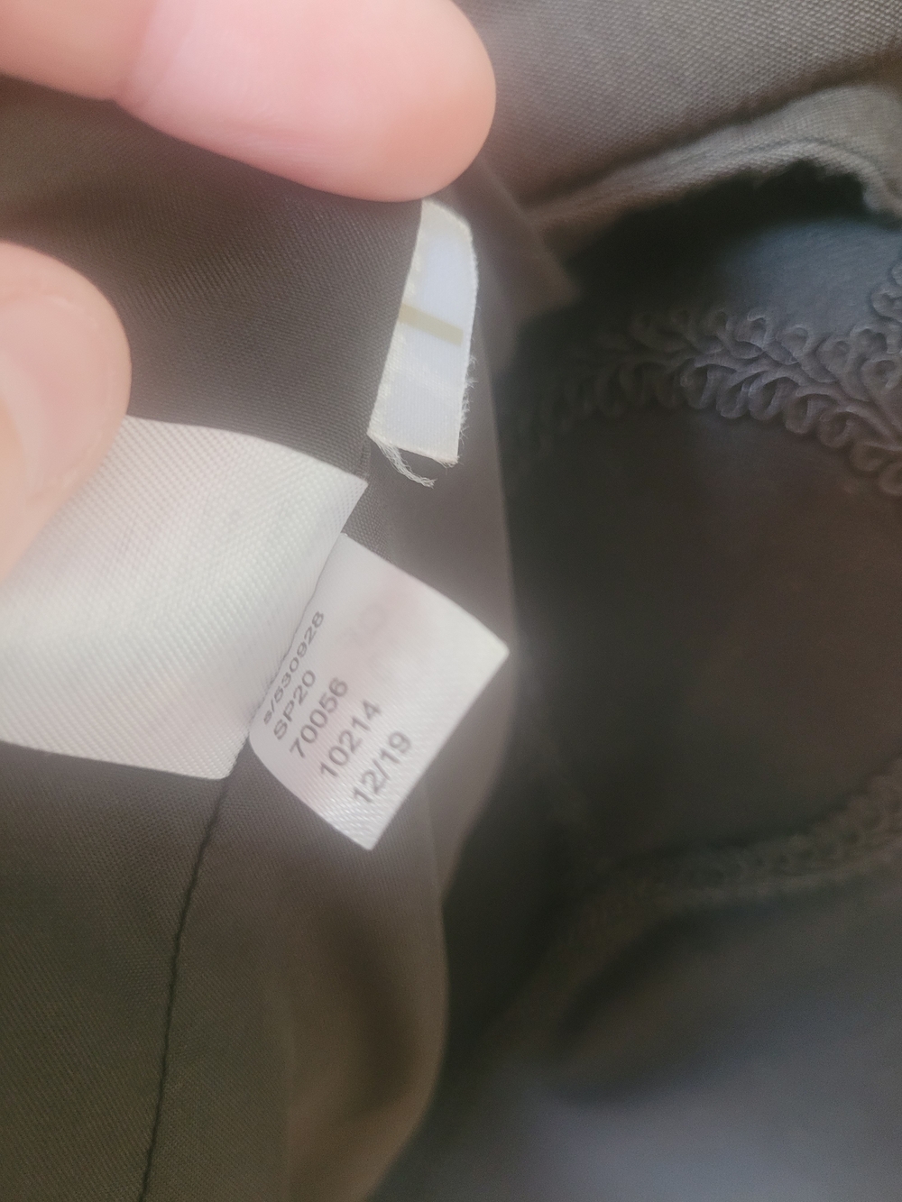 LOFT Olive Green Open Front Blazer - Picture 6 of 11